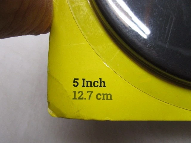 Rebite magnético de silicone Lodge ferro fundido preto redondo 5" novo PACOTE LACRADO - Imagem 3 de 4