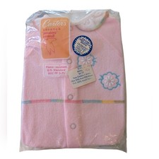 Vintage Carters Stretch Jamakins Coveralls Collection Pink Size Small