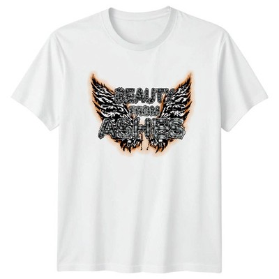Beauty From Ashes T-Shirt Glaube Resilienz Inspirierend Geschenk für Sie und Ihn