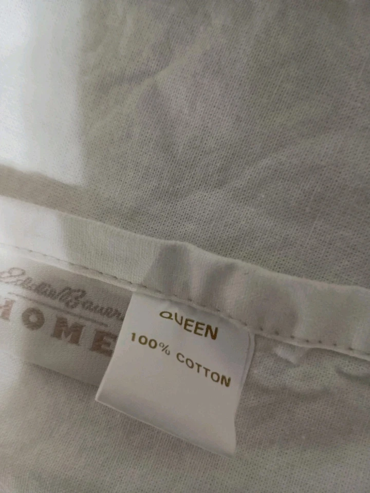 Falda Cama Eddie Bauer Algodón Pastel Cuadros Talla Queen Volantes Portugal Foto 4 de 4