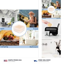 Soap Case Box, Vonpri Soap Dish Storage Holder for Shower Home Outdoor Travel...