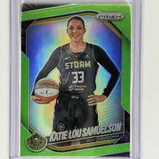 2025 Panini Prizm WNBA Katie Lou Samuelson Lime Green /225 Seattle Storm