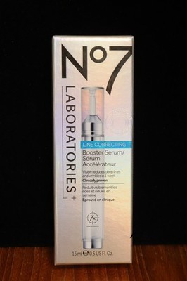 NEW No7 Laboratories Line Correcting Booster Serum For Deep Lines & Wrinkles