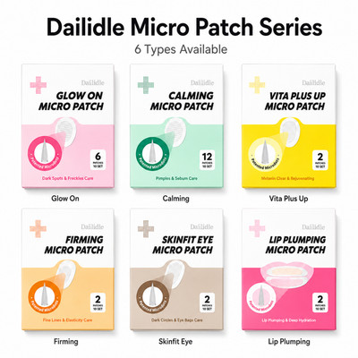 Dailidle Micro Patch Choose Type Glow On Calming Firming Eye Lip Vita K-Beauty