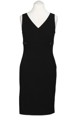 Stefanel Kleid Damen Dress Damenkleid Gr. 40 Schwarz #cfu8dg2