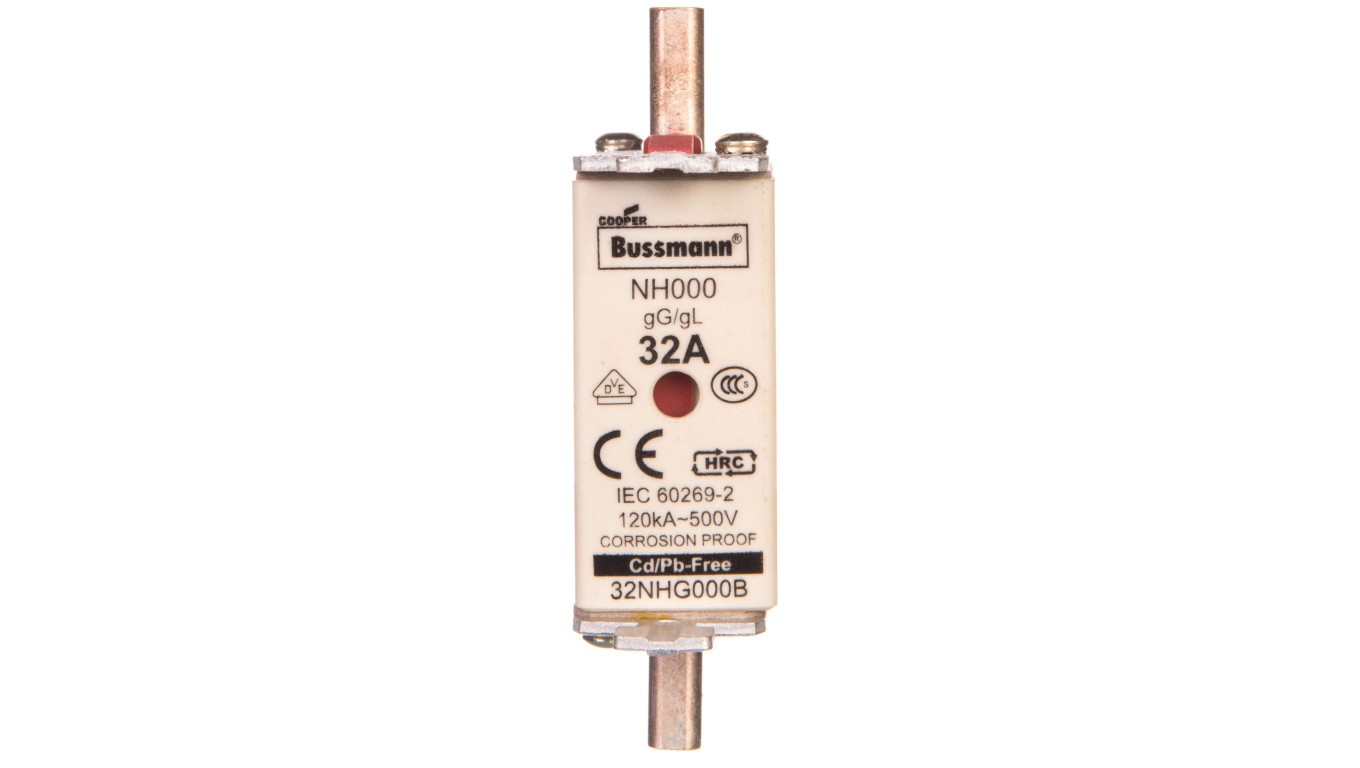 Fuse Block NH000 32A gL/gG 500V 32NHG000B