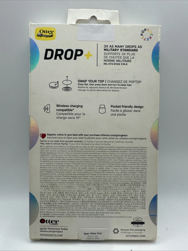 Funda OtterBox + Pop Symmetry para Apple iPhone 14/13 Aura Brillante - Nueva Foto 2 de 2