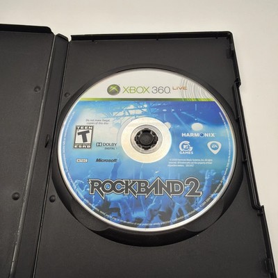 Rock Band 2 Microsoft Xbox 360 Video Game Disc Only With Hard Case