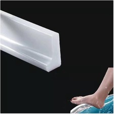 Schallschutzleiste Dusche Wassersperre Dichtleiste Bad Silikon Wasserstopper
