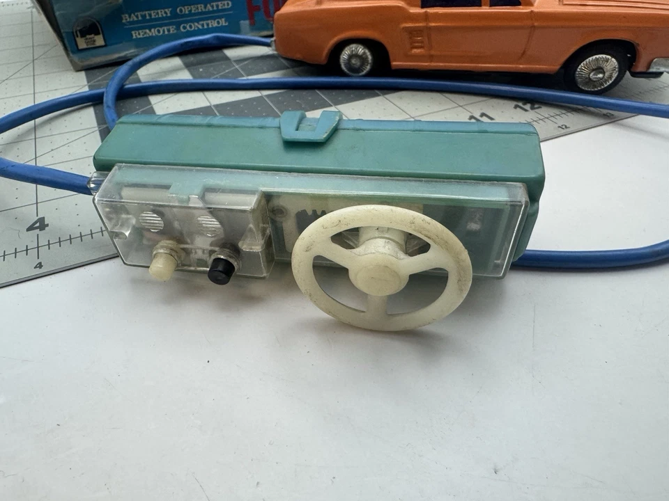 Extremely Rare 1960 Korean Made Bandai Ford Mustang 7654 Tin Car - Image 2 of 4