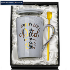 Fathers Day Birthday Gifts Presents for Dad 13.5 Ounces, Grey -