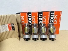 Genalex Gold Lion KT88 Matched Quad Vacuum Tubes TV-7 Tested Audio Power Amp fro