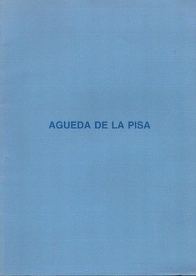 Agueda de la Pisa. Catalogo exposicion Sept Oct 1992 Galerie Linda Davidov Paris