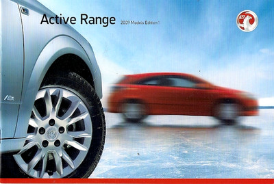 Vauxhall Corsa Meriva Astra Active Limited Editions 2008-2009 UK Market Brochure