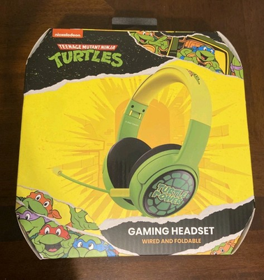 #ad TMNT Teenage Mutant Ninja Turtles Turtle Power Wired Headphones $22.95