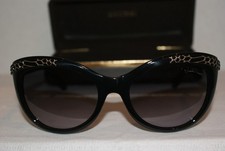 New Authen Roberto Cavalli Sunglasses 789S Black/Gold 01B 56-19-140 W Origi Case