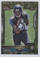 2015 Topps Chrome Rookies STS Camo Refractor 449/499 Rashad Greene #147 0b0