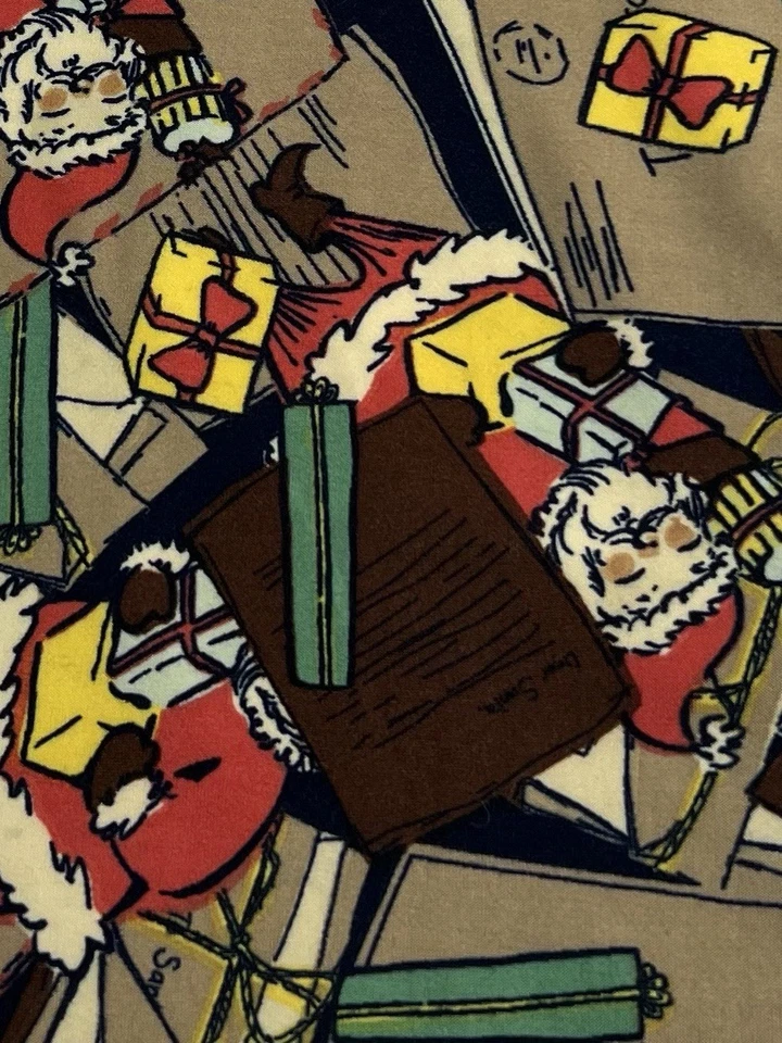 LuLaRoe Leggings TC Alto Curvilíneo Navidad Papá Noel Vacaciones San Nick Presente Correo Diversión Foto 2 de 4