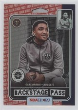 2019-20 Panini NBA Hoops Premium Stock Back Stage Pass Red Gary Harris #10 n1u