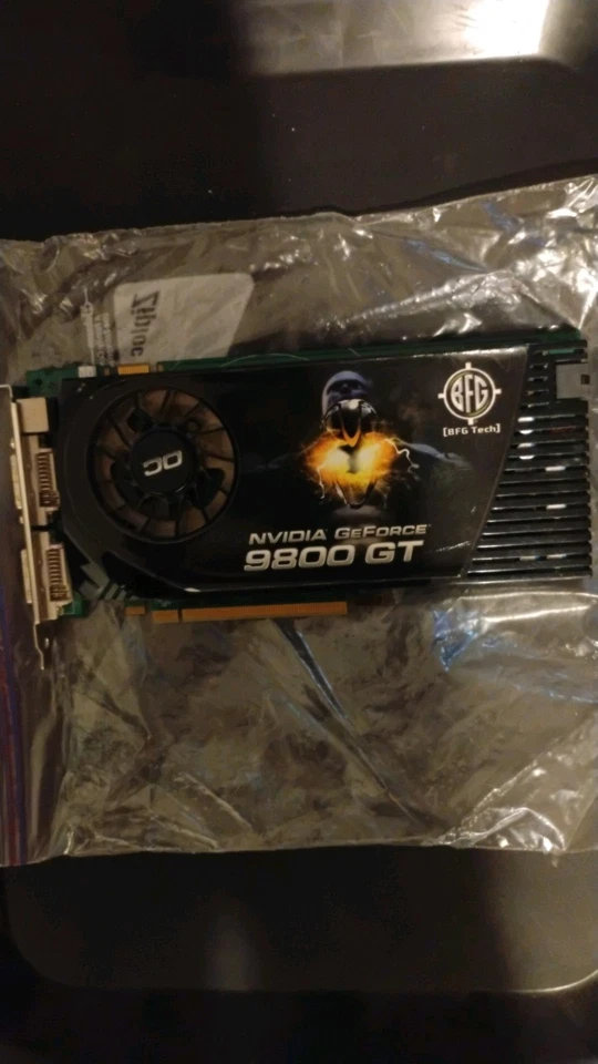 Tarjeta gráfica NVIDIA GeForce 9800 GT 2008 BFG Tech Foto 4 de 4