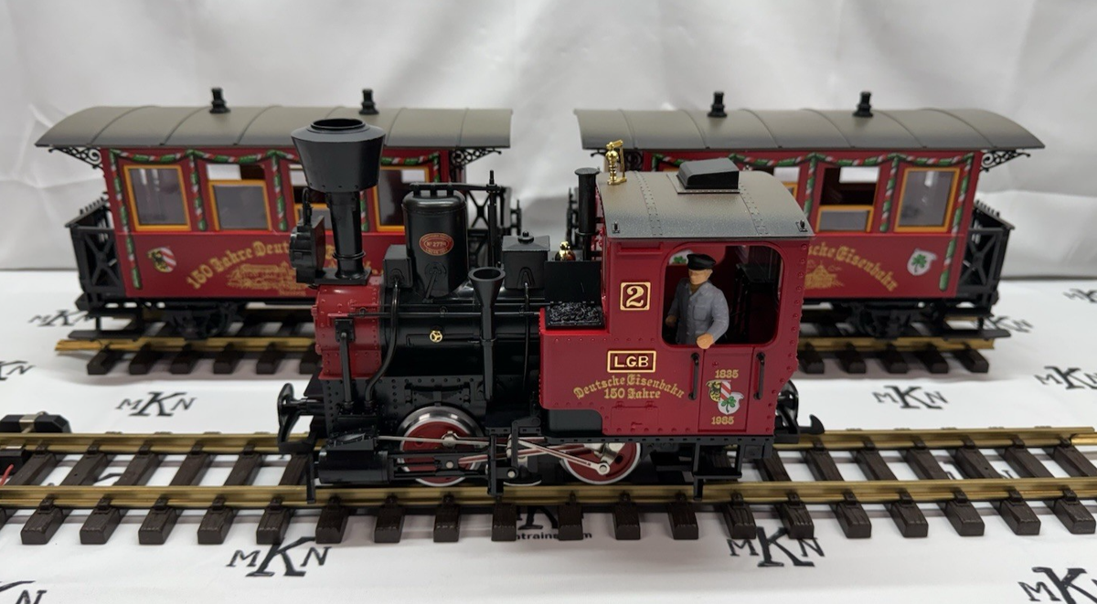 LGB 1985 The Big Train 150 Jahre Deutsche Eisenbahn Set LN G