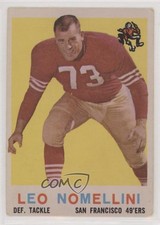 1959 Topps Leo Nomellini #19 HOF 15wb
