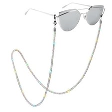 Soleebee Eyeglass Chain for Women, Bling Crystal Rhinestone Glasses Chain, Ab