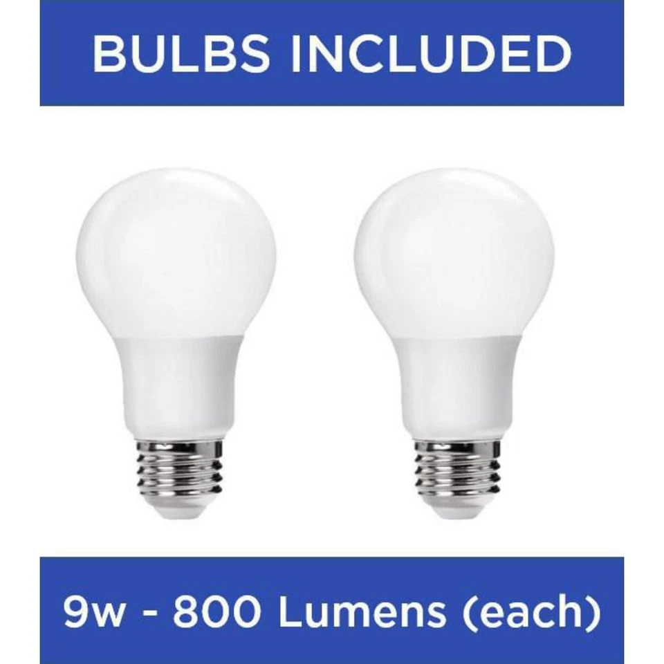 Progress Lighting AirPro Ceiling Fan Light Kit Polished Chrome Opal 2 Bulb - Image 2 of 4