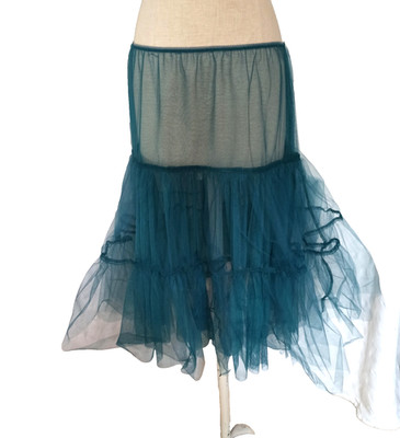 Noa Noa Tüllrock   Petrol Lagenlook N357N -S- passt 36,38,40,42,44,46,S,M,L  G
