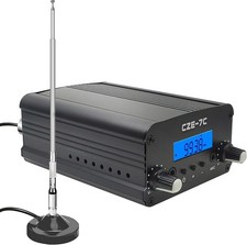 1000 Meters FM Transmitter,1/7W Long Range FM Broadcast Transmitter for Drive-in