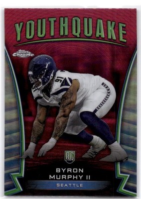 2024 Topps Chrome #Y-10 Byron Murphy II Youthquake Pink Refractor