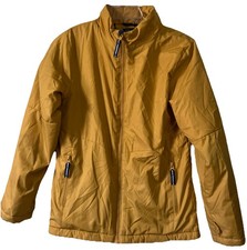 All In Motion Youth Sz. L Gold Insulated Jacket Full Zip Lined Pockets