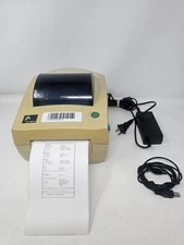 Zebra LP2844 Direct Thermal Label Printer USB WITH AC adapter 