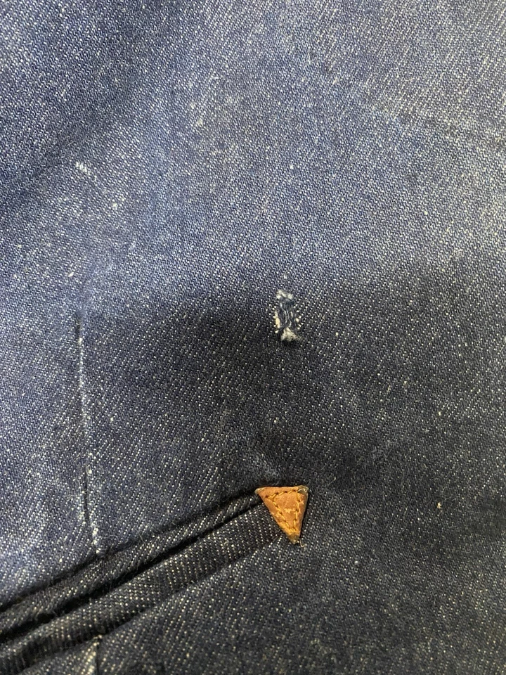 Chaleco Vaquero Oscuro Ralph Luaren Western Wear Años 80 De Colección Con Detalles De Cuero Foto 3 de 4