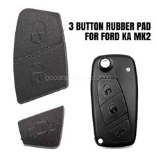 3 Button Rubber Pad For Ford KA Key Fob MK2 Remote Fob 2008 to 2016