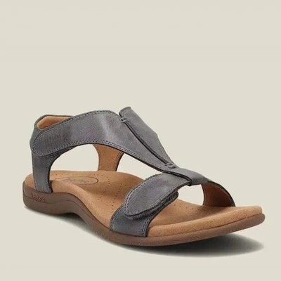 Damen Freizeit Sandalen Bequem Offene Zehenpartie Sommer Slipper Schuhe