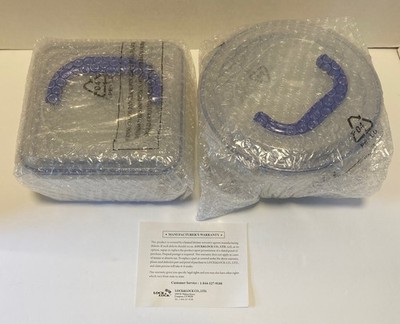 Lock & Lock 10-Piece Nestable Bowl & Square Storage Set Clear K49902