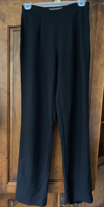 Women’s Black Pants Banana Republic Size Sz 0 NWT Zipper Side