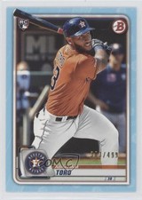 2020 Bowman Sky Blue 303/499 Abraham Toro #23 h2j