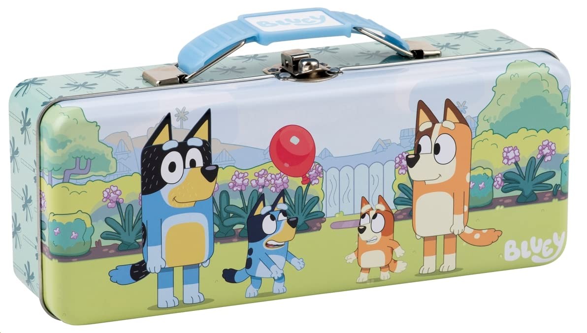 Box With Handle Clasp And Hinge Case For Bluey School Supplies
