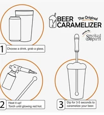 Beer Caramelizer: (Fire Pokerl, Torch Lighter, and Glove) Smoked Spirit