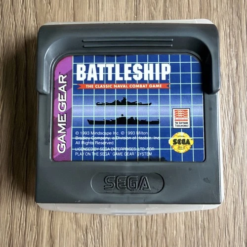 Battleship (Sega Game Gear, 1993) Game & Travel Case - Tested
