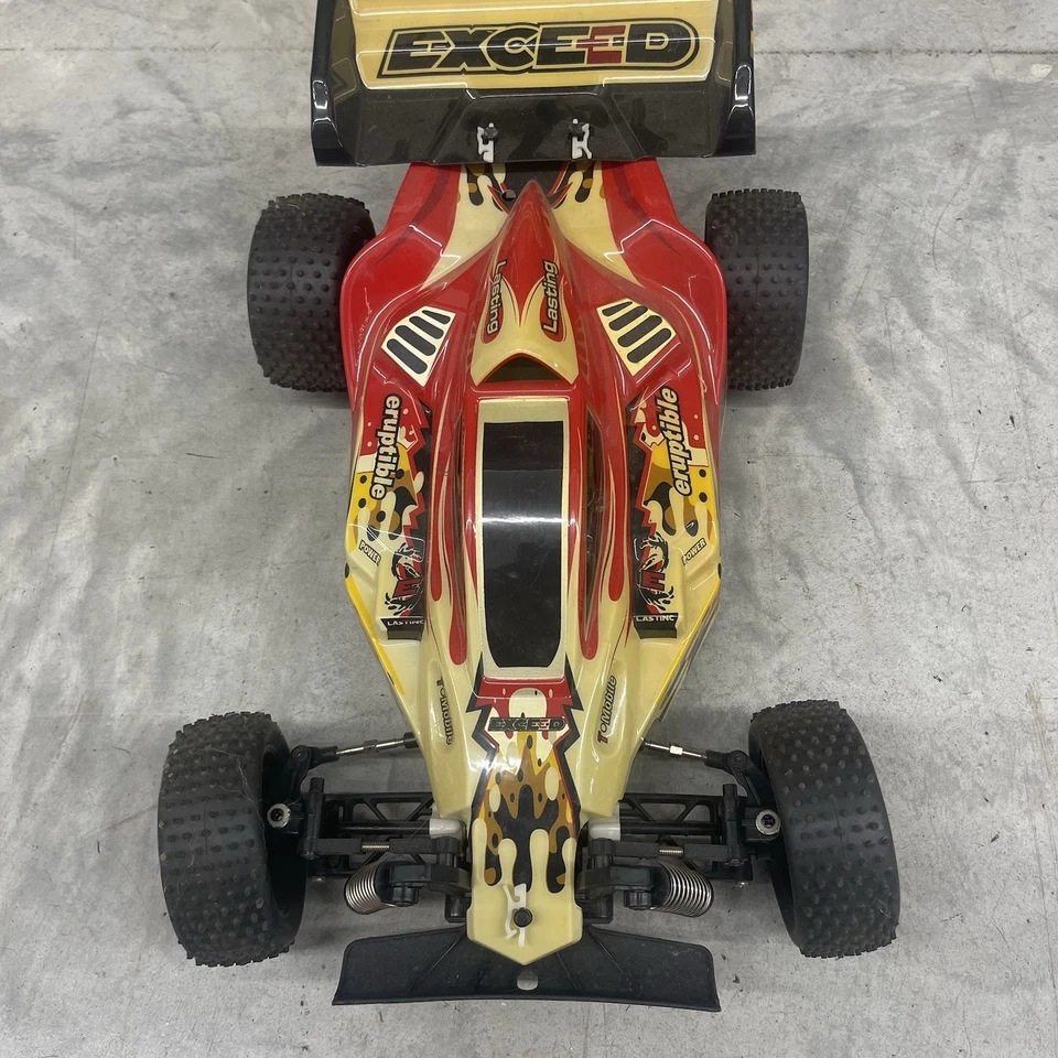 Exceed RC Eruptible Buggy 1/10 Scale Model High-Quality W/ Controller Untested - Image 4 of 4