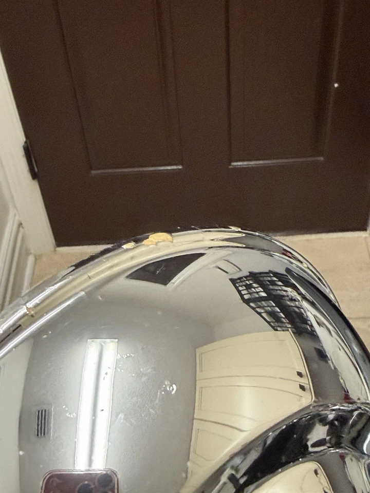 Dodge Charger Police 2006-2022 PPV OEM tapa central cromada 04895432AA usada Foto 4 de 4