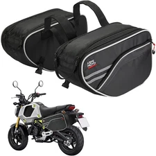 KEMIMOTO Motorcycle Side Saddlebags Waterproof Tail Bag For Grom 2022+ Dirt Bike