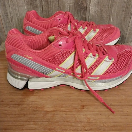 ADIDAS Adizero Formotion Running Shoes Size 7 Pink Silver Adiprene - Picture 8 of 18
