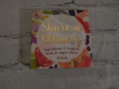Share a Blessing/Inspirational & Scipture Cards to inspire others/25 Cards