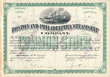 Boston & Philadelphia Steamship Company Nr. 208 v. 5.6.1896 Selten! RAR!