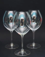 3 REIDEL BALLOON RED WINE STEMS CRYSTAL GLASS 9-1/4"