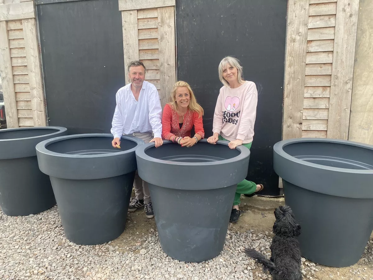 Tree Planters, Large Round Planter